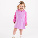 The Beaufort Bonnet Company TBBC Blake Button Dress - Valley High Violet/Winter Park Pink