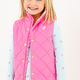 The Beaufort Bonnet Company TBBC Vaughn Vest - Winter Park Pink/Have a Little Heart