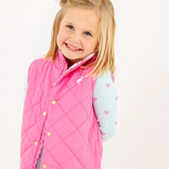 The Beaufort Bonnet Company TBBC Vaughn Vest - Winter Park Pink/Have a Little Heart