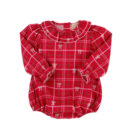The Beaufort Bonnet Company TBBC Ramona Ruffle Bubble Flannel - Torrington Tartan/PP