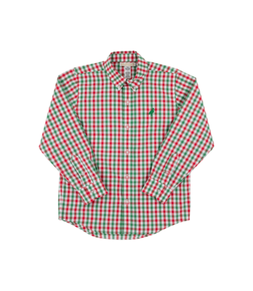 The Beaufort Bonnet Company TBBC Dean's List Dress Shirt - RR and KKG Gingham/KKG