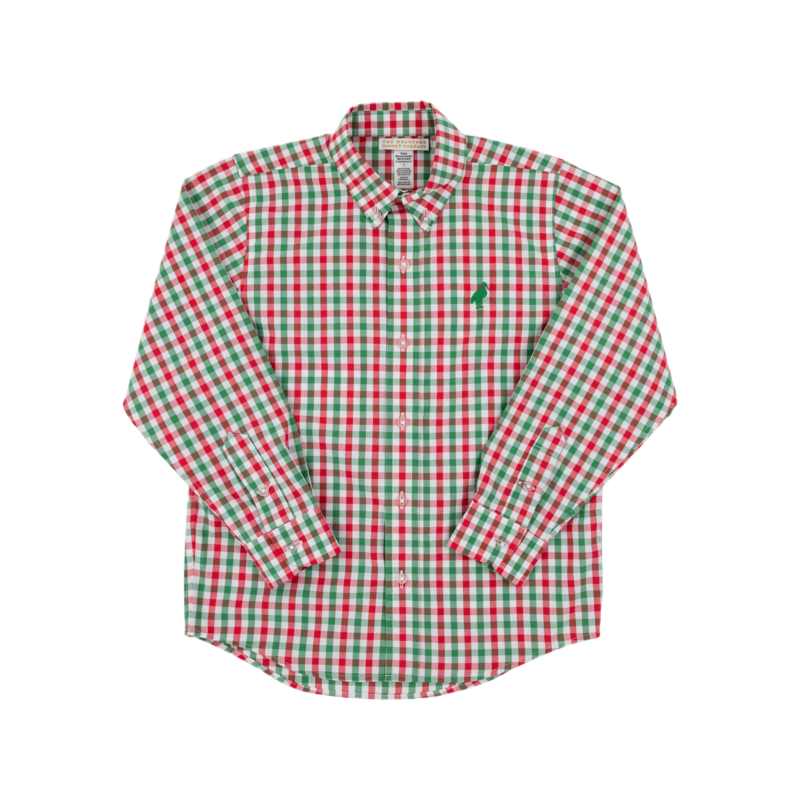 The Beaufort Bonnet Company TBBC Dean's List Dress Shirt - RR and KKG Gingham/KKG
