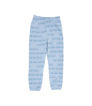 The Beaufort Bonnet Company TBBC Gates Sweeney Sweatpant - Blue Choo Choos
