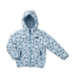PRODOH Prodoh Blue Break Point Camo Hooded Puffer Jacket