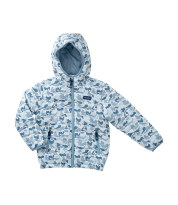PRODOH Prodoh Blue Break Point Camo Hooded Puffer Jacket