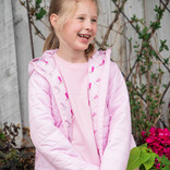 PRODOH Prodoh Pink Tulle Hooded Puffer Jacket