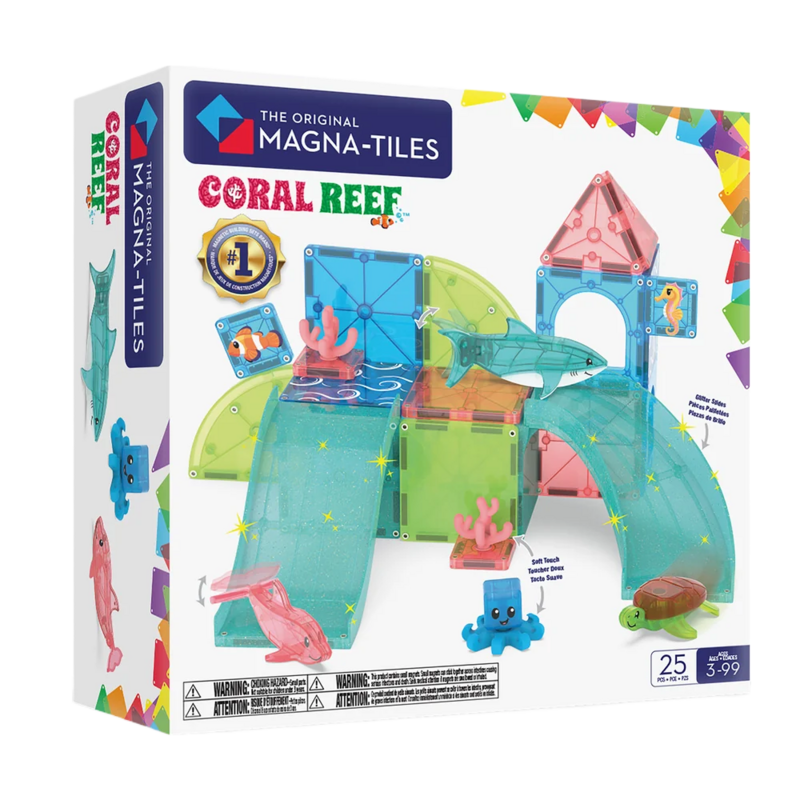 MAGNA-TILES Coral Reef 25 Piece Set