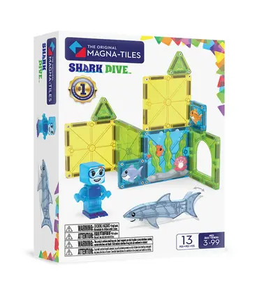 MAGNA-TILES Shark Dive 13 Piece Set