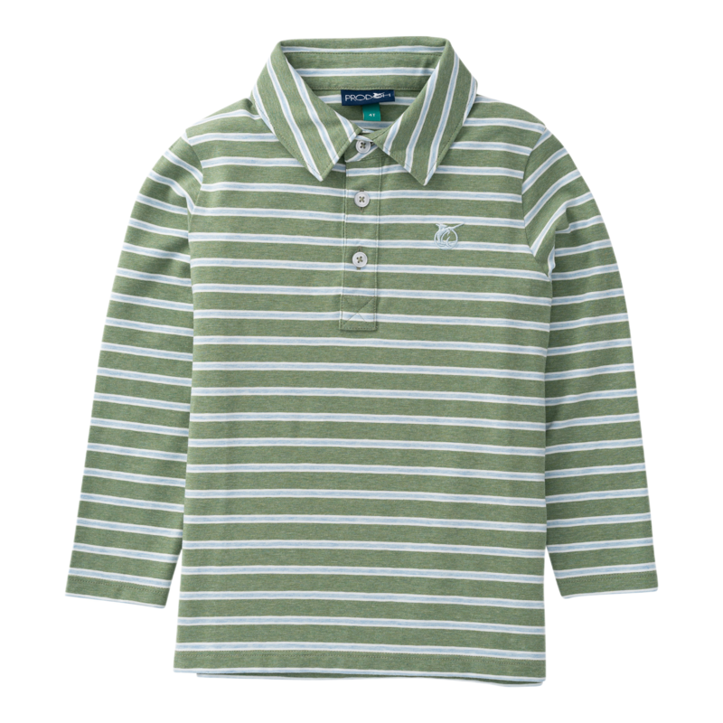 PRODOH Prodoh Hedge Cashmere Blue Stripe Too Cool for School Polo