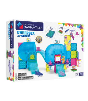 MAGNA-TILES Undersea Adventure 58 Piece Set