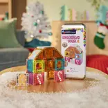 MAGNA-TILES mircoMAGS Gingerbread House 24 Piece Travel Set
