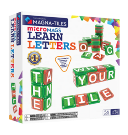 MAGNA-TILES mircoMAGS Learn Letters 56 Piece Set