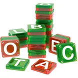 MAGNA-TILES mircoMAGS Learn Letters 56 Piece Set