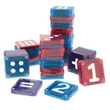 MAGNA-TILES mircoMAGS Learn Numbers 56 Piece Set