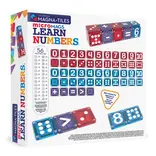 MAGNA-TILES mircoMAGS Learn Numbers 56 Piece Set