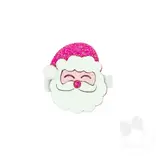 Wee Ones Wee Ones Holiday Glitter Santa Hair Clip