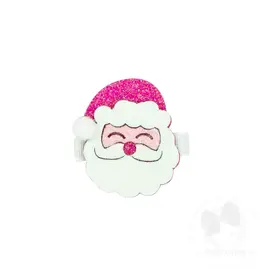 Wee Ones Wee Ones Holiday Glitter Santa Hair Clip