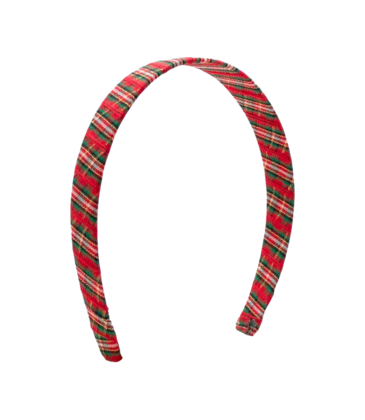 Wee Ones Wee Ones Christmas Plaid Headband