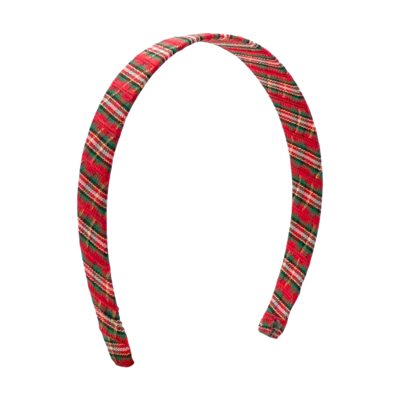 Wee Ones Wee Ones Christmas Plaid Headband