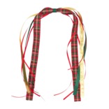 Wee Ones Wee Ones Christmas Plaid Streamers Clip