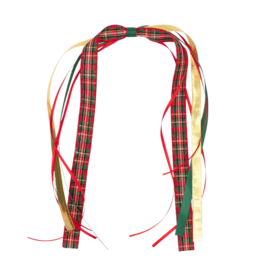 Wee Ones Wee Ones Christmas Plaid Streamers Clip