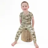 Angel Dear Angel Dear Short Sleeve Loungewear Set - Camo