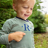 The Beaufort Bonnet Company TBBC Rayburn Romper - Grier Green and Palmetto Pearl Stripe/NN