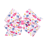 Wee Ones Wee Ones King Pink Nutcracker Printed Bow