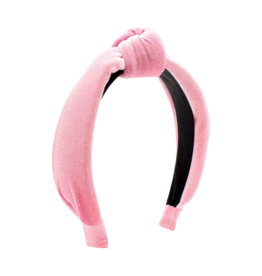 Wee Ones Wee Ones Pearl Sparkle Velvet Knot Headband