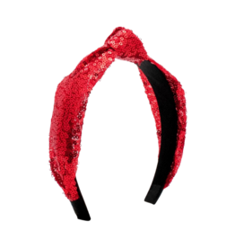 Wee Ones Wee Ones Red Sequin Knot Headband