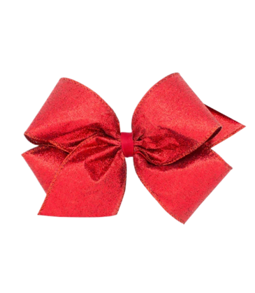 Wee Ones Wee Ones King Red Glitter Bow