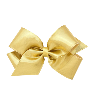 Wee Ones Wee Ones Medium Gold Metallic Bow