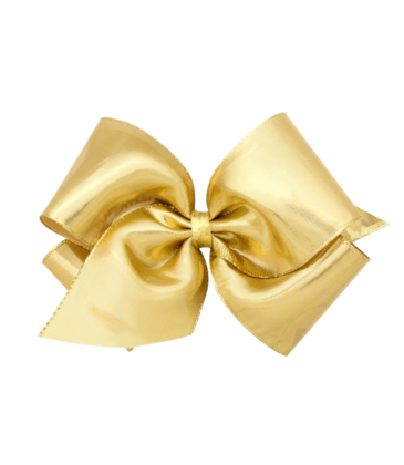 Wee Ones Wee Ones King Gold Metallic Bow