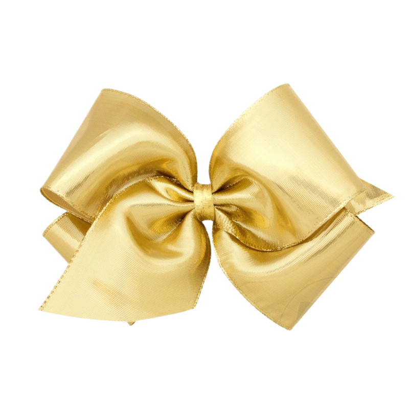 Wee Ones Wee Ones King Gold Metallic Bow