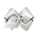 Wee Ones Wee Ones King Silver Metallic Bow