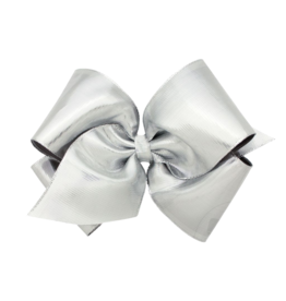 Wee Ones Wee Ones King Silver Metallic Bow