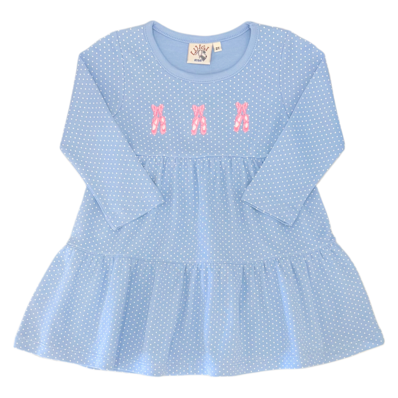 Luigi Luigi Ballet Slippers Tiered Dress