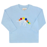 Luigi Luigi Powder Blue Stegosaurus T-Shirt