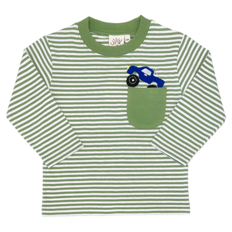 Luigi Luigi Monster Truck Pocket T-Shirt