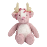 Mud Pie Mud Pie Pink Reindeer Mini Christmas Plush Pal