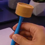 Novelty Brands Fun Doh Squishy Dumpling Pen Desk Pop