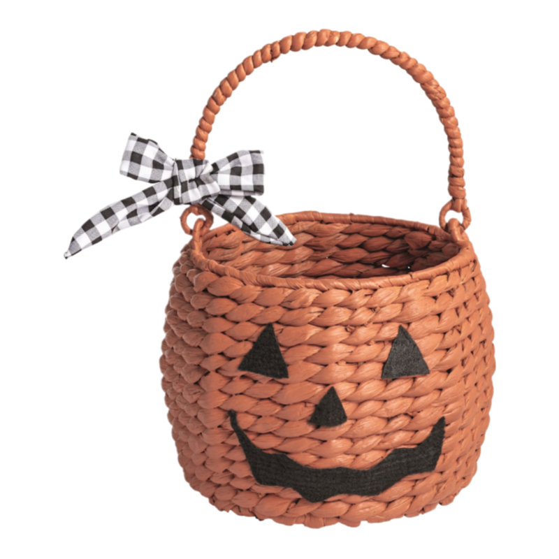 Mud Pie Mud Pie Orange Pumpkin Treat Basket