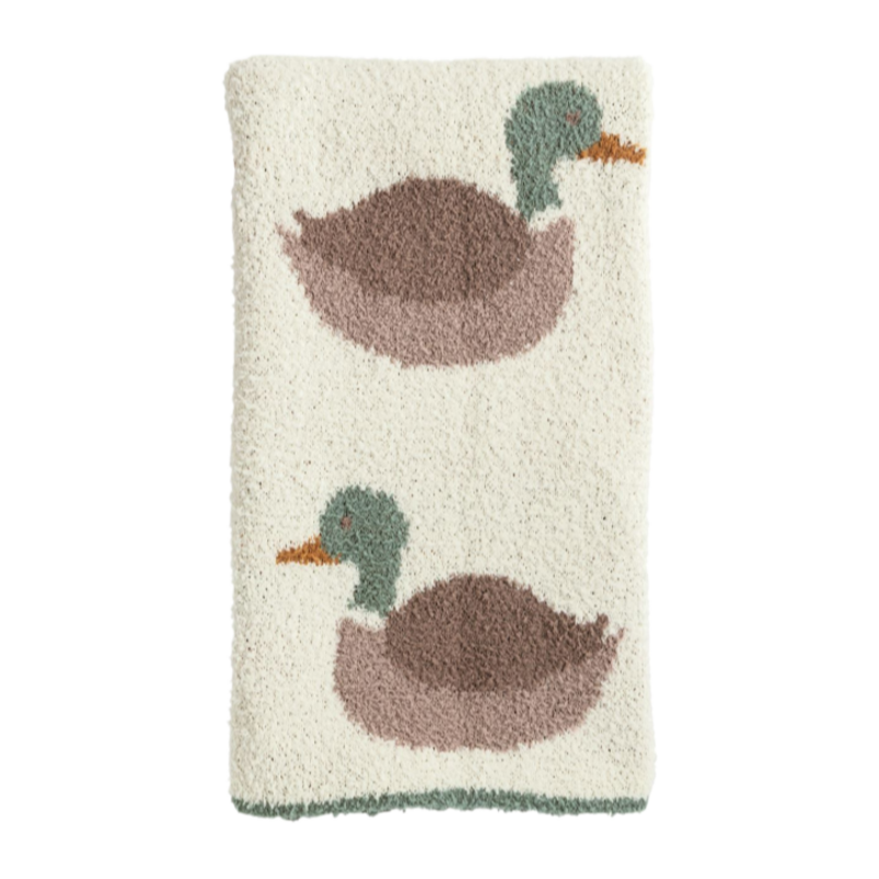 Mud Pie Mud Pie Mallard Chenille Blanket