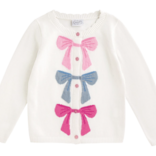 Mud Pie Mud Pie Multi Bow Cardigan