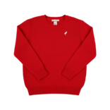 The Beaufort Bonnet Company TBBC Isaac's Sweater - Richmond Red/Palmetto Pearl