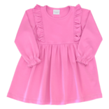 Squiggles Squiggles Purple Ruffle Dress