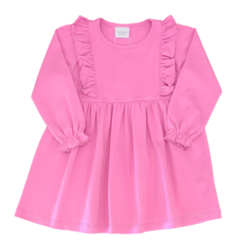 Squiggles Squiggles Purple Ruffle Dress