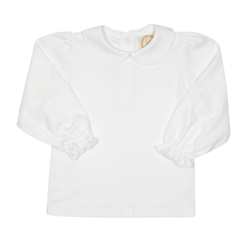 The Beaufort Bonnet Company TBBC Maude's Peter Pan Collar Shirt - WAW/Pima
