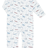 Nella Pima Nella Pima Cloud Chasers Zipper Footie