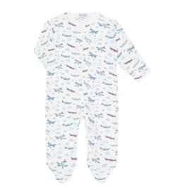 Nella Pima Nella Pima Cloud Chasers Zipper Footie